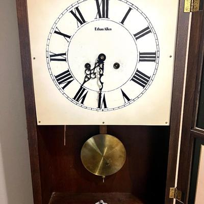 ETHAN ALLEN REGULATOR KEY CLOCK *Read Details
