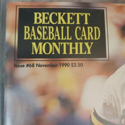 1990'S BECKETT BASEBALL CARD MONTHLY MAGAZINES