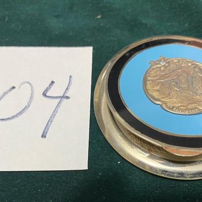 Vintage Lourdes Powder Compact