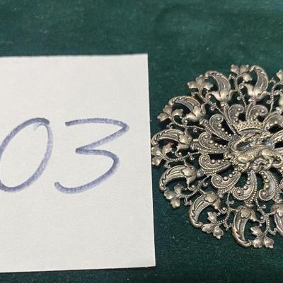 Vintage Dragon Brooch