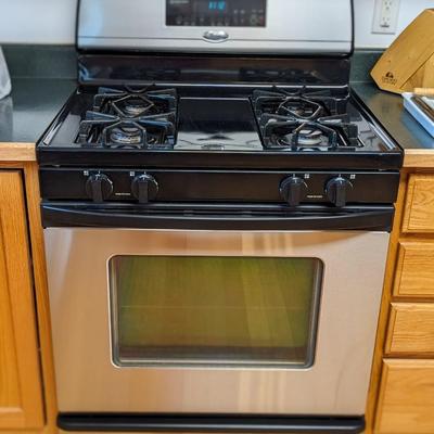 Whirlpool Gold GS445LEMS 30 Inch Freestanding Gas Range