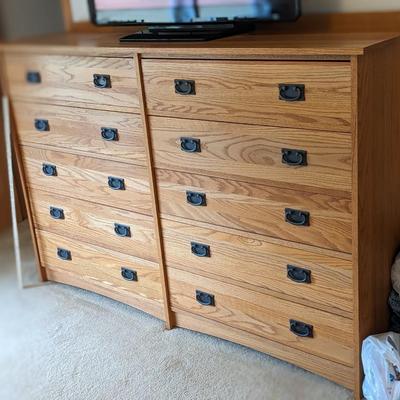 Mission Style Oak Dresser