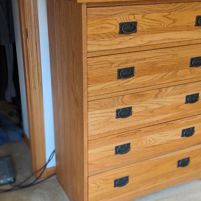 Mission Style Oak Dresser