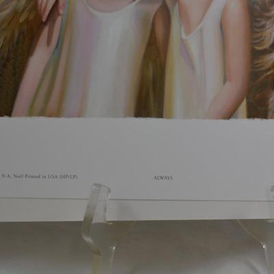 Nancy Noel "Always" Print w/ Matting 2008 Measures 16"x12"