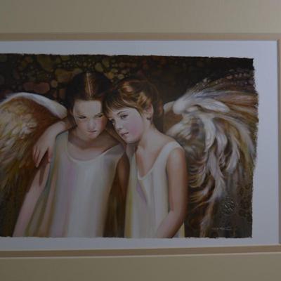 Nancy Noel "Always" Print w/ Matting 2008 Measures 16"x12"