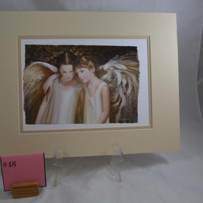 Nancy Noel "Always" Print w/ Matting 2008 Measures 16"x12"