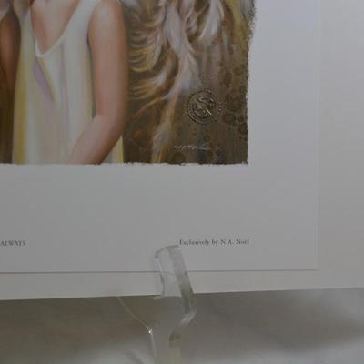 Nancy Noel "Always" Print w/ Matting 2008 Measures 16"x12"