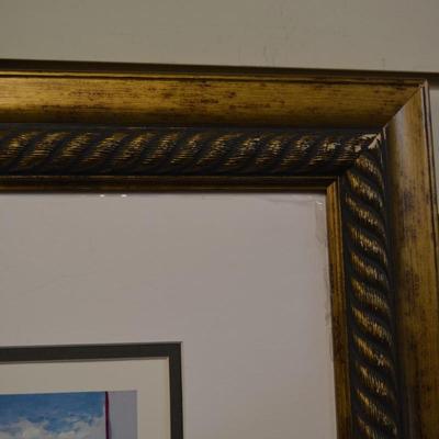 Framed & Matted Appraised Serio Lithograph in Color on Wove Paper Signed & Numbered