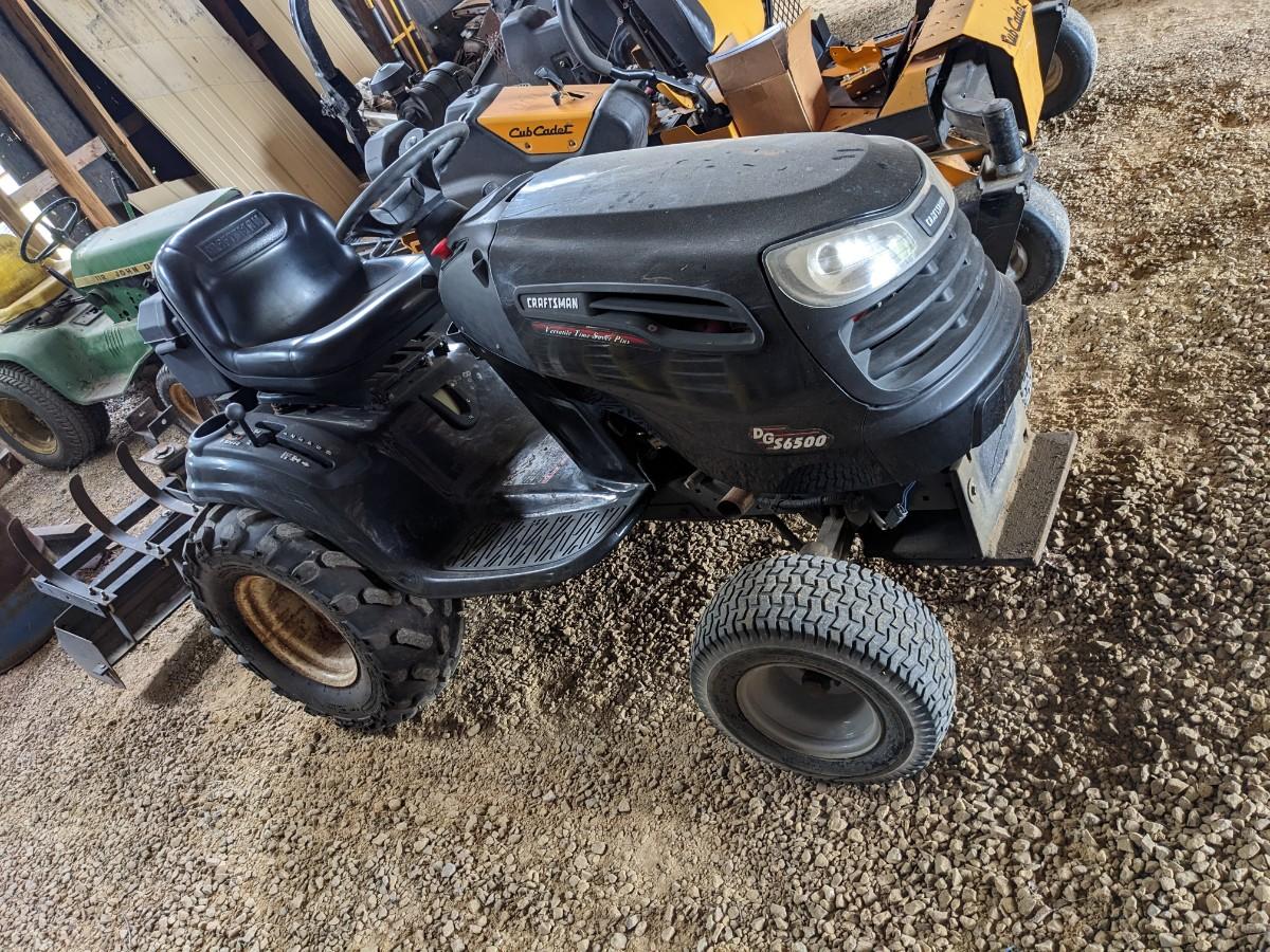 Craftsman DGS6500 w/ AgriFab Cultivator & Grader