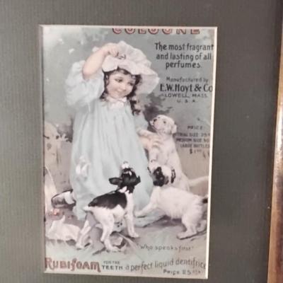 Rubifoam Advertisement Framed and Matted