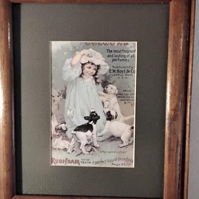 Rubifoam Advertisement Framed and Matted