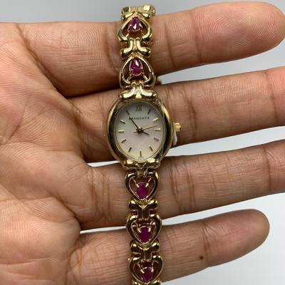 Ruby Colored Stone Jewelry incl 14K Bracelets (B3-KW)