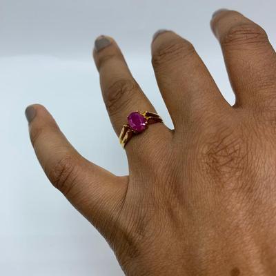 Ruby Colored Stone Jewelry incl 14K Bracelets (B3-KW)