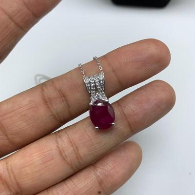 Ruby Colored Stone Jewelry incl 14K Bracelets (B3-KW)