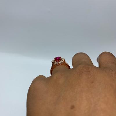 Ruby Colored Stone Jewelry incl 14K Bracelets (B3-KW)