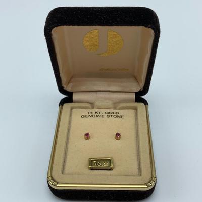 Ruby Colored Stone Jewelry incl 14K Bracelets (B3-KW)