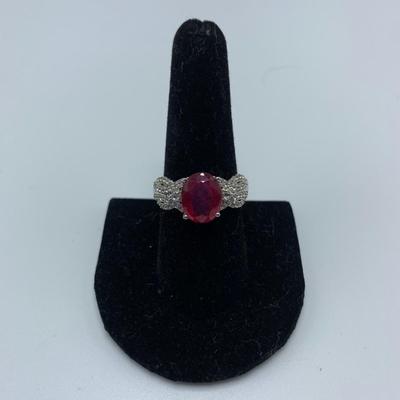 Ruby Colored Stone Jewelry incl 14K Bracelets (B3-KW)