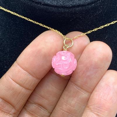 Variety of Stamped 14K and 925 Jade Jewelry (B3-KW)