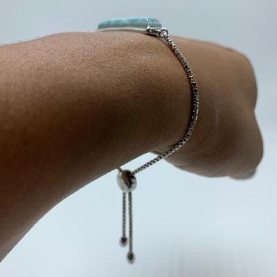 Larimar Stone Jewelry Sets with SARDA Stamped 925 Pendants (B3-KW)