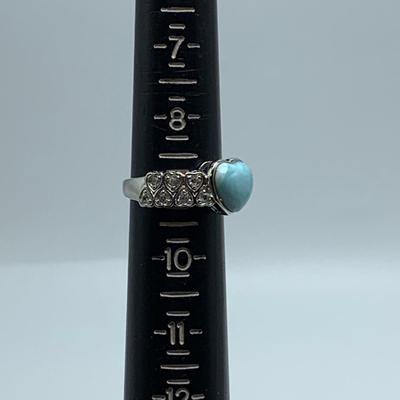 Larimar Stone Jewelry Sets with SARDA Stamped 925 Pendants (B3-KW)