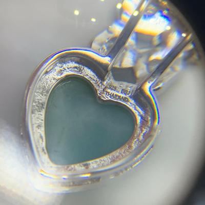 Larimar Stone Jewelry Sets with SARDA Stamped 925 Pendants (B3-KW)