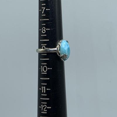 Larimar Stone Jewelry Sets with SARDA Stamped 925 Pendants (B3-KW)