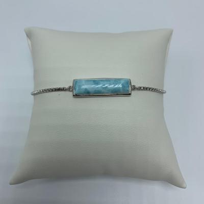 Larimar Stone Jewelry Sets with SARDA Stamped 925 Pendants (B3-KW)