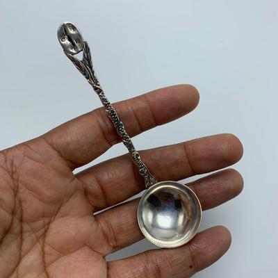 Collection of Coffee Bean Spoons and Sterling Silver Utensils (B3-KW)