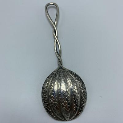 Collection of Coffee Bean Spoons and Sterling Silver Utensils (B3-KW)