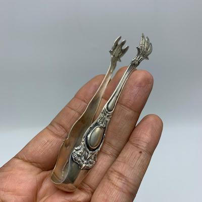 Collection of Coffee Bean Spoons and Sterling Silver Utensils (B3-KW)