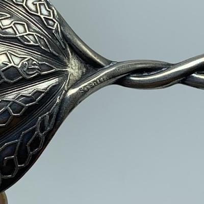 Collection of Coffee Bean Spoons and Sterling Silver Utensils (B3-KW)