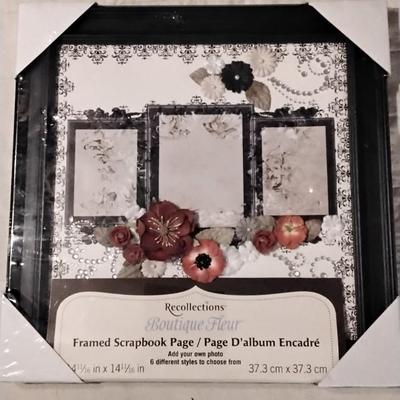 Framed scrapbook page