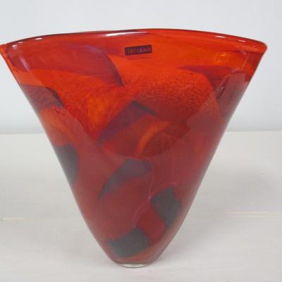 Lithuania Art Glass Vase