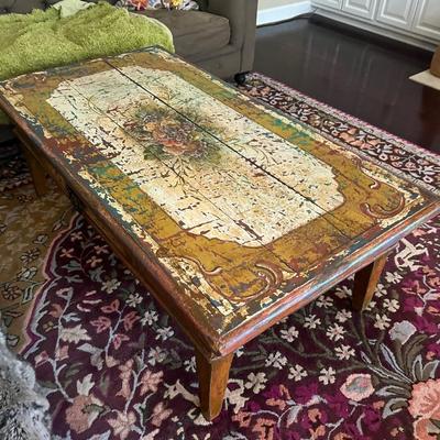 Beautifully designed crackled style coffee table