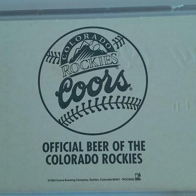 Colorado Rockies two cased tickets Opening Day 1995 Rockies VS Phiillies with Rockies 1993 media Guide.