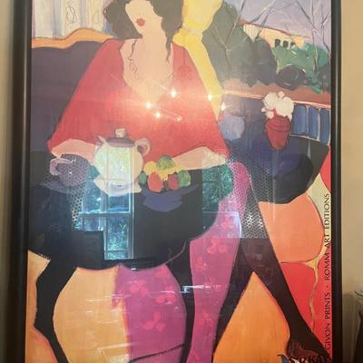 Large signed Tarkay painting