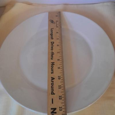Large gold rimmed semiâ€“Vitreous Porcelain K.T. &M. pitcher on Dansk Platter