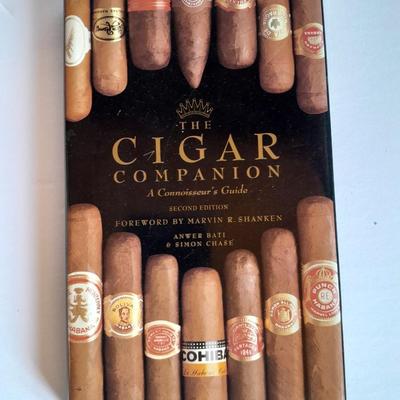 Woodsmen Wooden Cigar Humidor Box with cigar companion book