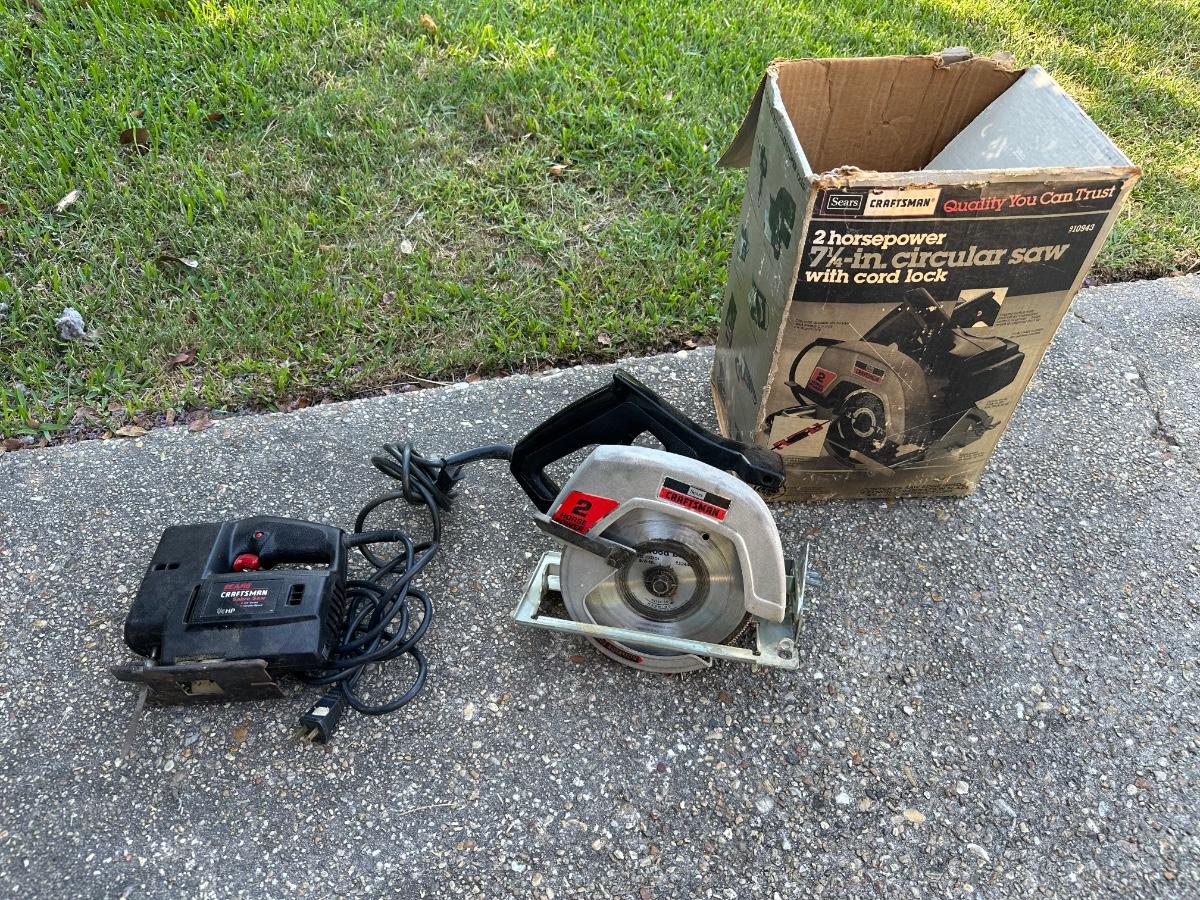 Craftsman Circular Saw Jigsaw EstateSales