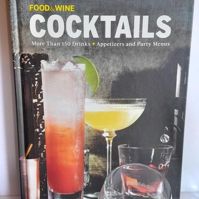Barware, Rabbit corkscrew, assortment of drinking glasses, Cocktail recipe books, bar rags, Lee's bar coasters