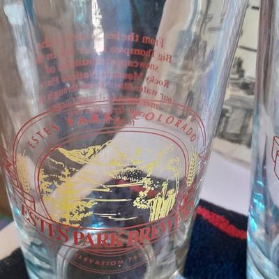 Barware, Rabbit corkscrew, assortment of drinking glasses, Cocktail recipe books, bar rags, Lee's bar coasters