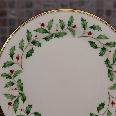 LENOX Holiday Set - (6) Soup Bowls, (6) Fruit Bowls, (3) Condiment/Candy Bowls, (27) Dinner Plates