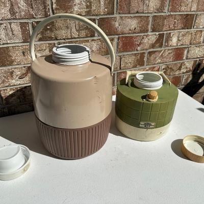 Vintage Colman / Thermos Water Coolers (see description)