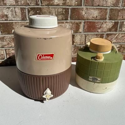 Vintage Colman / Thermos Water Coolers (see description)