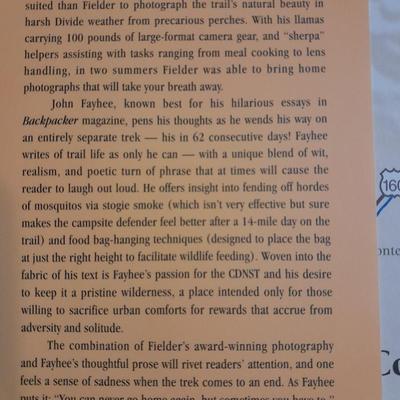 John Fielder Along Colorado Continental Divide Trail Coffee table book