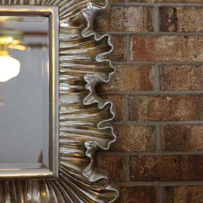 Lavish Silver Acanthus Leaf Wall Mirror