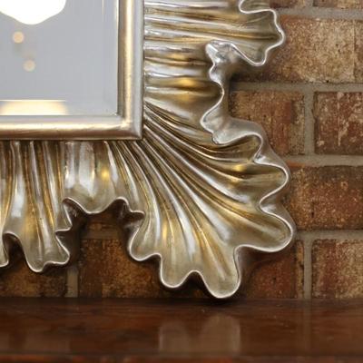 Lavish Silver Acanthus Leaf Wall Mirror