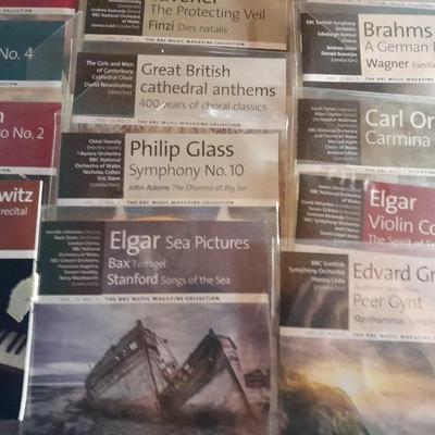 Large lot of Symphony, concert, and other band music on CD Disks Mendelssohn, Bach, Brahms and more