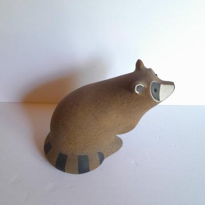 Signed John H. Seymour SEY Stoneware Raccoon Sculpture #286 / 350