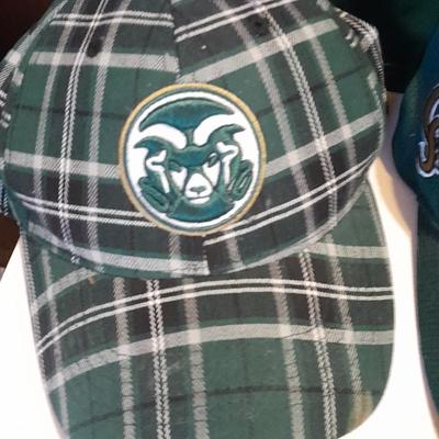Colorado Rams CSU Apparel - Shirt - four baseball caps - and socks Fort Collins Colorado GO RAMS!